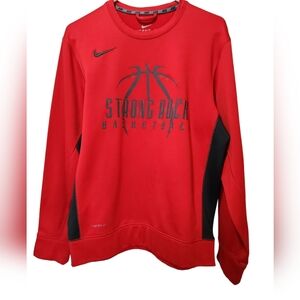 Nike Sweatshirt Small with logo red n black